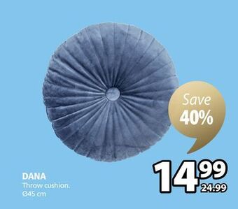 JYSK Dana throw cushion offer