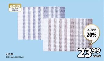 JYSK Hjelm bath mat offer