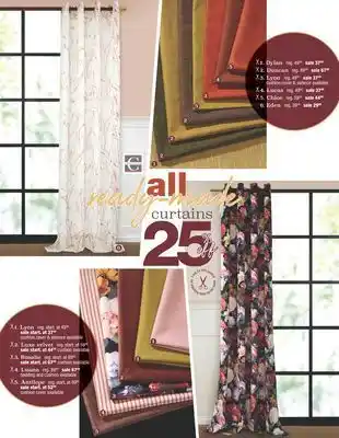 Fabricville Curtains dylan offer