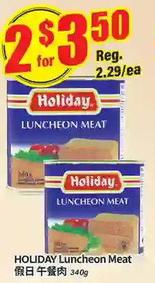 Btrust Supermarket Holiday luncheon meat offer