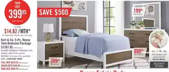 The Brick Reese twin bed | kort & co. 5-pc. twin bedroom package offer