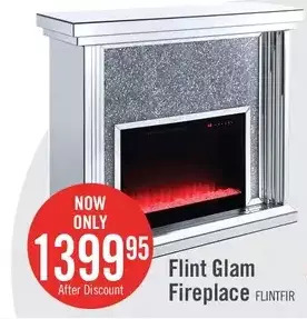 The Brick Flint glam fireplace offer