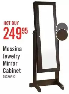 The Brick Messina jewelry mirror cabinet offer