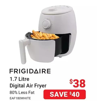 Visions Electronics Frigidaire 1.7 litre digital air fryer offer