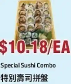 88 Supermarket Special Sushi Combo offer