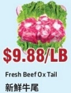 88 Supermarket Fresh Beef Ox Tail offer
