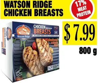 Watson Ridge Chicken Breasts 800 g