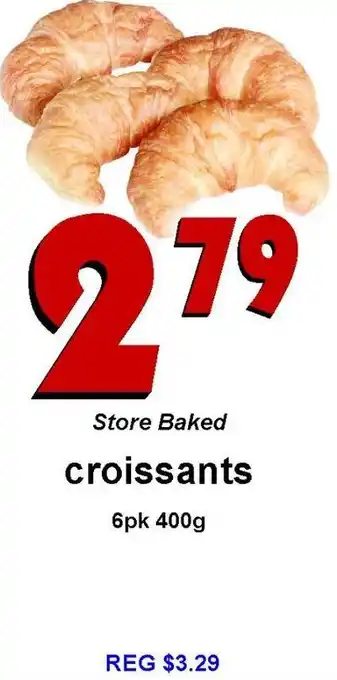 Co-op Atlantic Store Baked Croissants 400 g offer