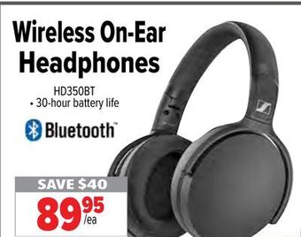 2001 Audio Video Sennheiser wireless on-ear headphones offer