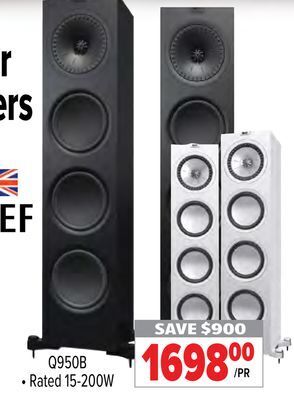 2001 Audio Video Kef tower speaker offer