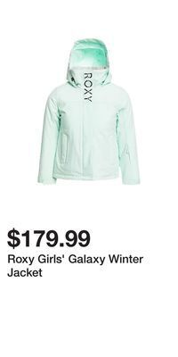 Sport Chek Roxy girls' galaxy winter jacket offer