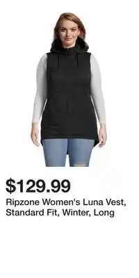 Sport Chek Ripzone women's luna vest, standard fit, winter, long offer
