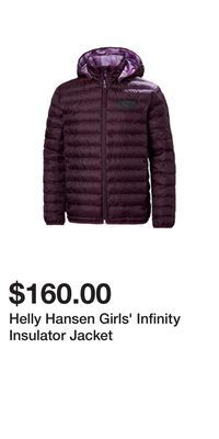 Sport Chek Helly hansen girls' infinity insulator jacket offer