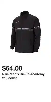 Sport Chek Nike men's dri-fit academy 21 jacket offer