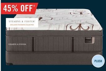 The Brick Stearns & foster founders collection cardiff city eurotop queen mattress offer