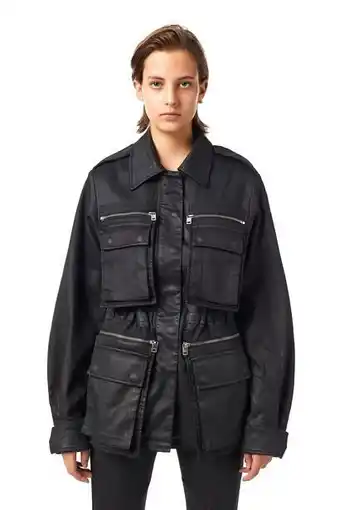 Diesel Workwear jacket in coated joggjeans® offer