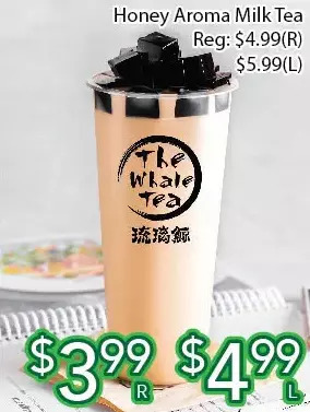 Ample Food Market Honey aroma milk tea offer