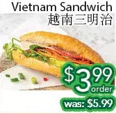 Ample Food Market Vietnam sandwich offer