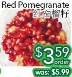 Ample Food Market Red pomegranate offer