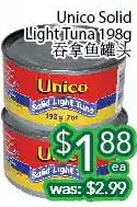 Ample Food Market Unico solid light tuna offer