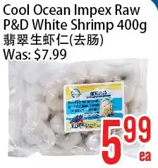 Bestco Food Mart Cool ocean impex raw p&d white shrimp offer