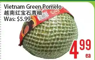Bestco Food Mart Vietnam green pomelo offer
