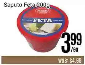 Nations Fresh Foods Saputo feta offer