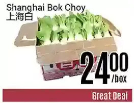 Nations Fresh Foods Shanghai bok choy offer