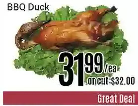 Nations Fresh Foods Bbq duck offer