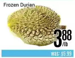 Nations Fresh Foods Frozen durian offer