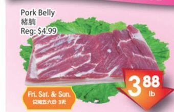 Fresh Palace Supermarket Pork belly offer