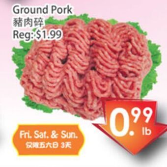 Fresh Palace Supermarket Ground pork offer