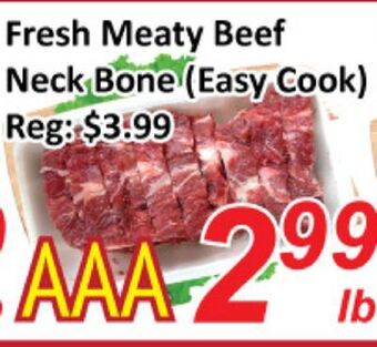 Seasons Foodmart Fresh meaty beef neck bone (easy cook) offer