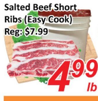 Seasons Foodmart Salted beef short ribs offer