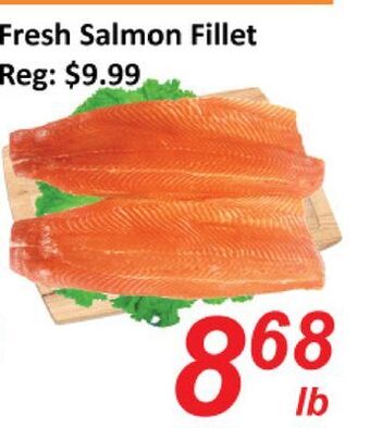 Seasons Foodmart Fresh salmon fillet offer