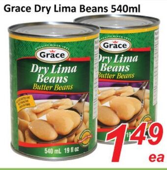 Seasons Foodmart Grace dry lima beans offer