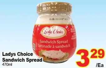 T&T Supermarket Ladys choice sandwich spread offer