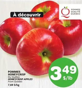 IGA Honey Crisp Apples offer