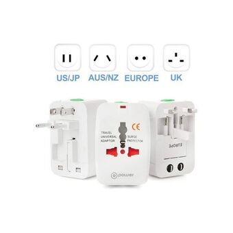 Best Buy Universal electrical plug adaptertravel adapter compatible works for 150+ countries 110~220 volt worldwide use at uk japan ch offer