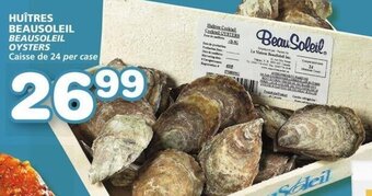 IGA Beausoleil Oysters offer