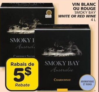 IGA Smoky Bay White or Red Wine 4 L offer