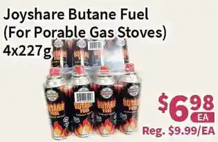 Blue Sky Supermarket Joyshare Butane Fuel (For Porable Gas Stoves) 4x227g offer