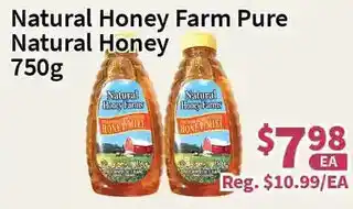 Blue Sky Supermarket Natural Honey Farm Pure Natural Honey 750g offer