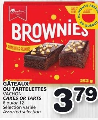 IGA Vachon Cakes or Tarts offer