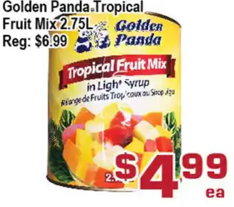 Top Food Supermarket Golden Panda Tropical Fruit Mix 2.75L offer