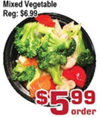 Top Food Supermarket Mixed Vegetable offer