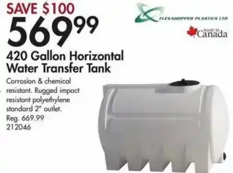 Peavey Mart flexahopper 420 Gallon Horizontal Water Transfer Tank offer