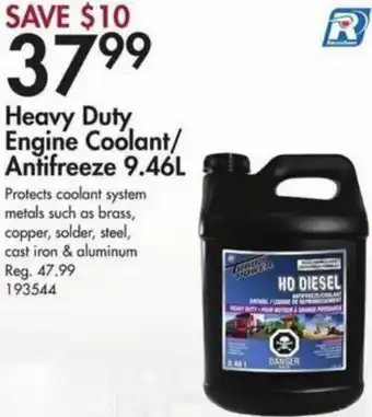 Peavey Mart Heavy Duty Engine Coolant/ Antifreeze 9.46L offer