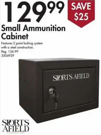 Sports Afield Small Ammunition Cabinet