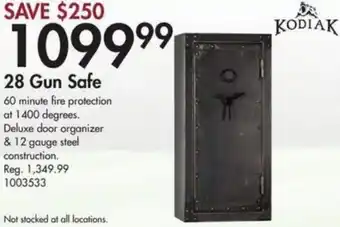 Peavey Mart Kodiak 28 Gun Safe offer